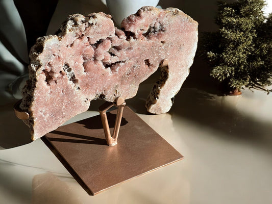 pink amethyst crystal slab 09