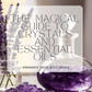 A beginners digital ebook about crystals and essential oils