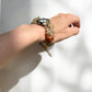 Abundance custom watch with citrine and amber