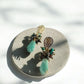 Amazonite and Chrysocolla 18K Gold Plated Crystal Earrings