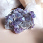 Amethyst crystal cluster from Zambia