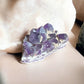 Amethyst raw crystal cluster from Zambia