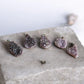 Amethyst raw crystal pendants