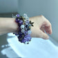 Band view of Lepidolite, Amethyst, Morganite, and Selenite Custom Watch
