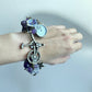 Bicycle dial of Lepidolite, Amethyst, Morganite, and Selenite Custom Watch
