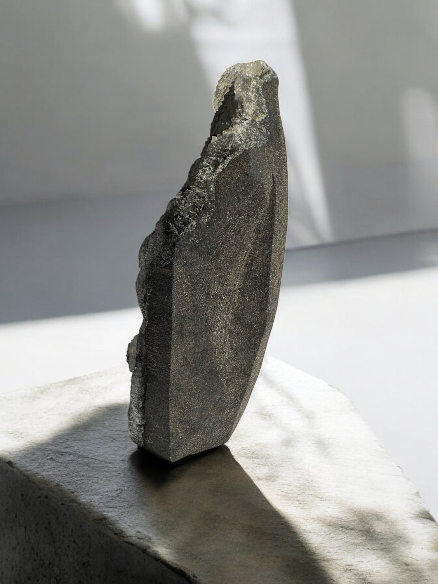 Black chalcedony raw stones for spiritual protection