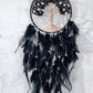 Black onyx crystal dreamcatcher