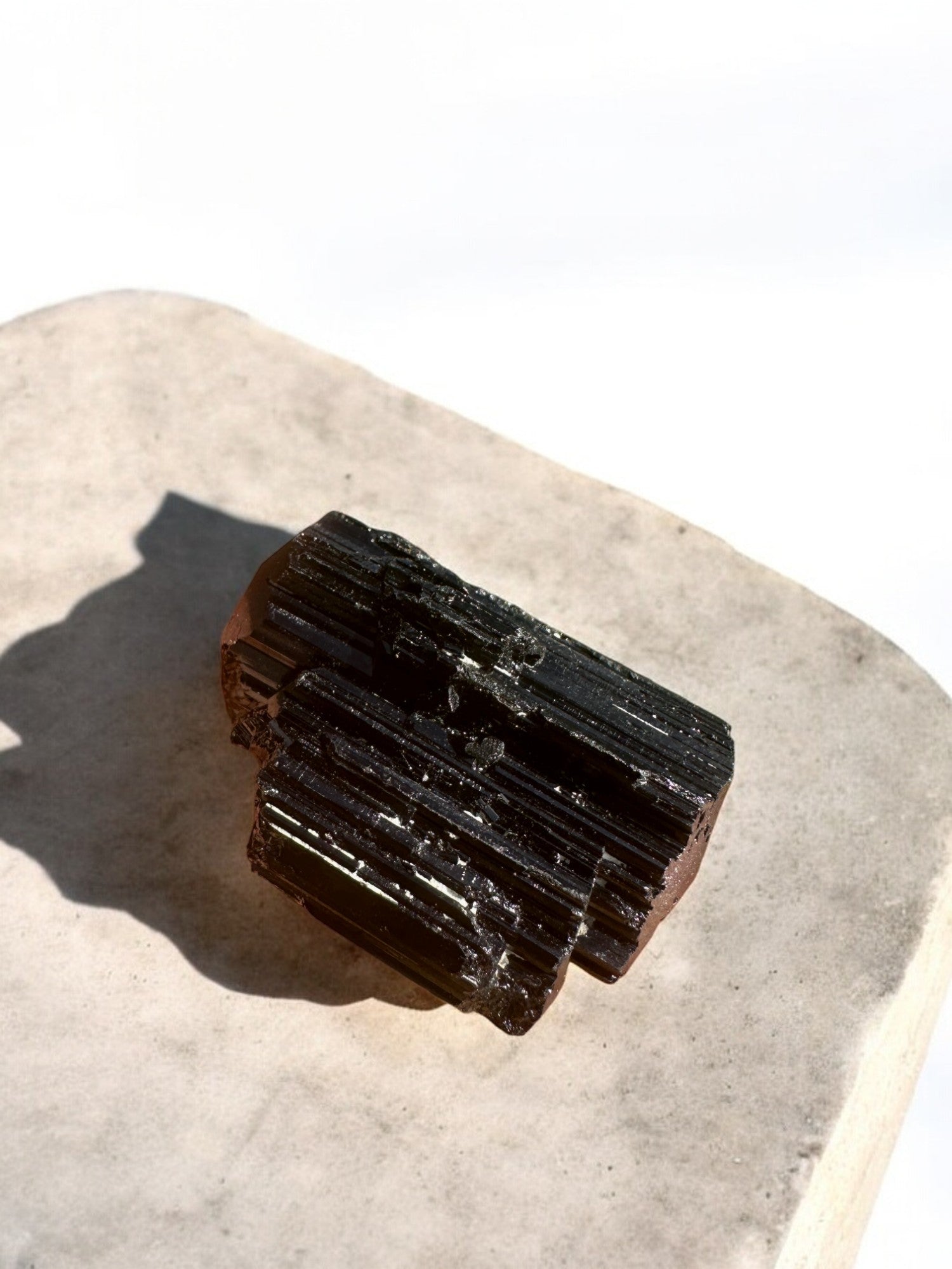 Black tourmaline piece from Madagascar