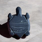 Chrysanthemum stone crystal turtle on concrete