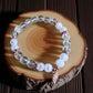 Clear quartz gemstone bracelet for clarity, healing, and balance