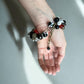 Closure of the Black Onyx and Howlite Custom Watch