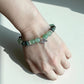 Crystal jewellery Australia featuring a green aventurine and kambaba jasper bracelet.