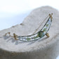Full length of Prehnite 4-Row 18K Gold Plated Crystal Bracelet