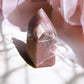 Guava Quartz Crystal Tower A back view
