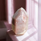 Guava Quartz Crystal Tower B back view