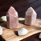 Guava Quartz Crystal Towers from Brazil