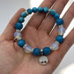 Handmade beaded bracelet for clarity and personal growth