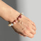 Handmade crystal bracelet for love, clarity, and emotional healing