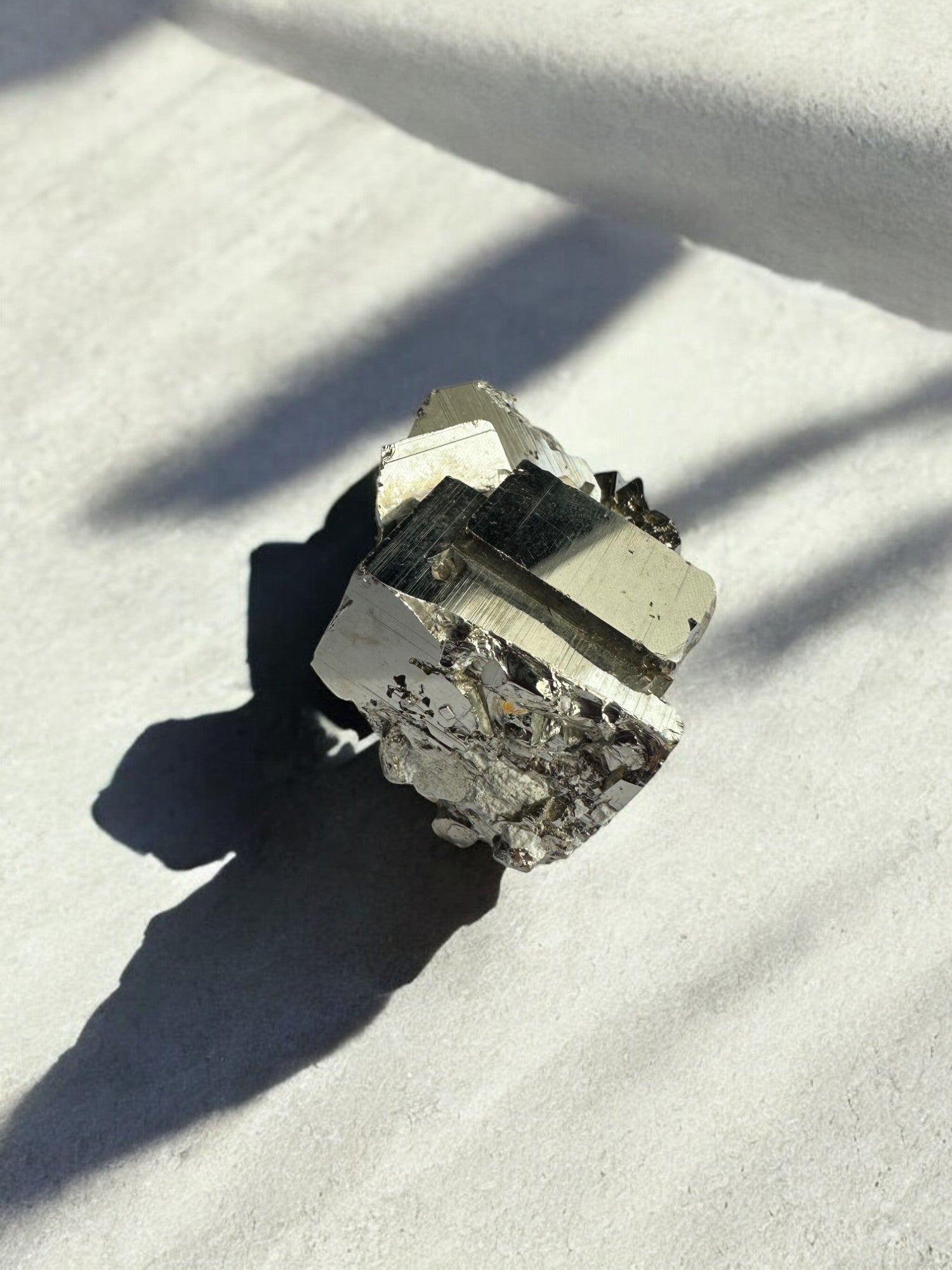 Huanzala Pyrite mineral with cubic sparkle