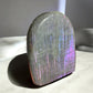 Iridescent labradorite free form crystal with fiery sunset flash