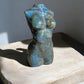 Labradorite blue flash goddess crystal figurine