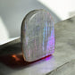 Labradorite raw crystals with stunning purple flash colors