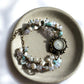 Larimar, Pearl, and Clear Quartz Custom Watch