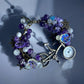 Lepidolite, Amethyst, Morganite, and Selenite Custom Watch
