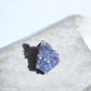 Lighter purple Amethyst raw crystal pendant