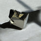 Metallic Pyrite cluster featuring natural cube patterns