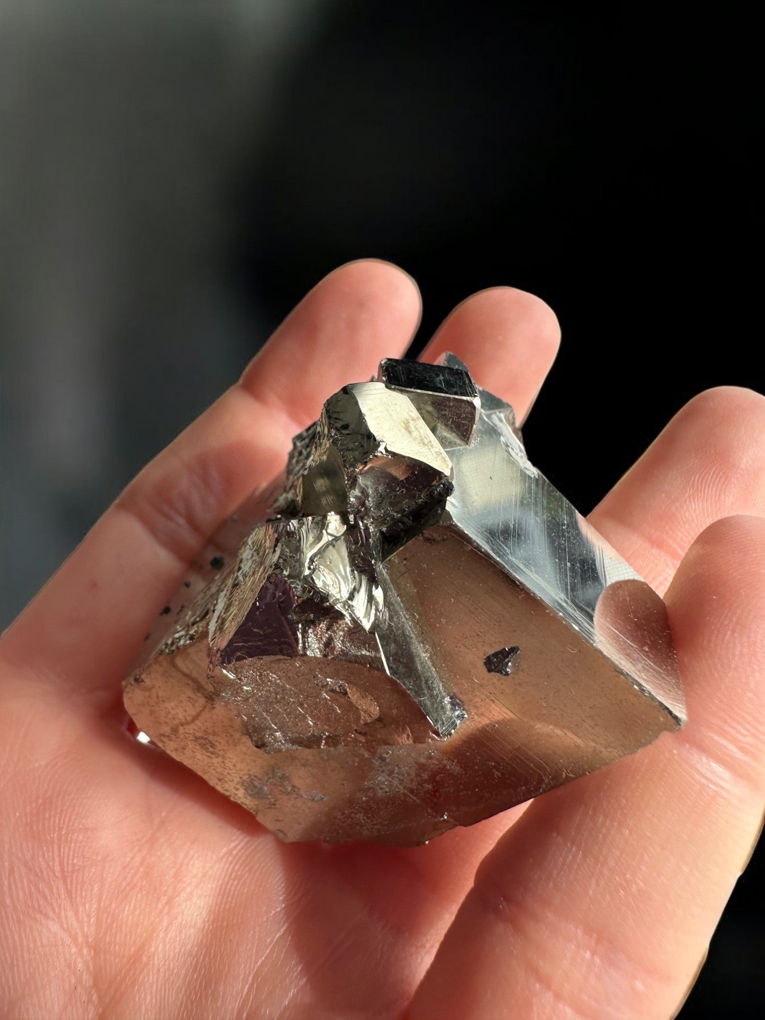 Metallic Pyrite cubes highlighting natural geometry