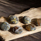 Mosaic quartz palm stones