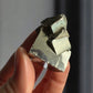 Multiple cubes on a pyrite raw crystal