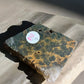 Ocean jasper crystal slab with quartz inclusion