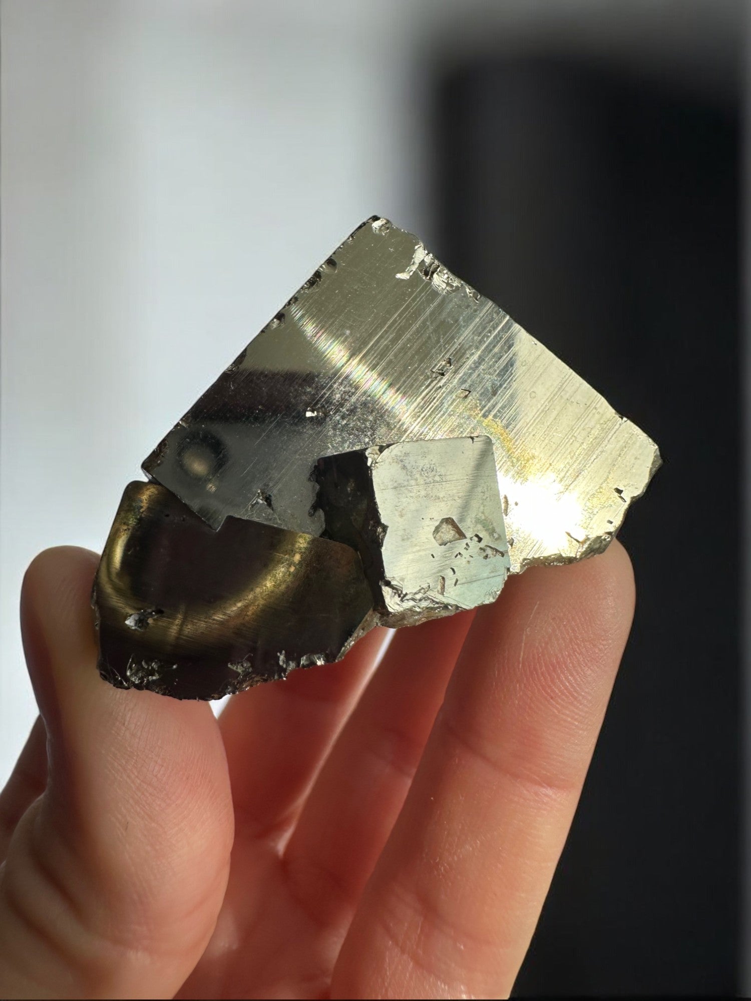 Peruvian Pyrite cubes in raw, natural form