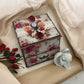 Red rose shabby chic jewellery organiser