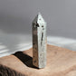 Pyrite crystal tower Y23 front view