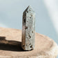 Pyrite crystal tower Y25 front view