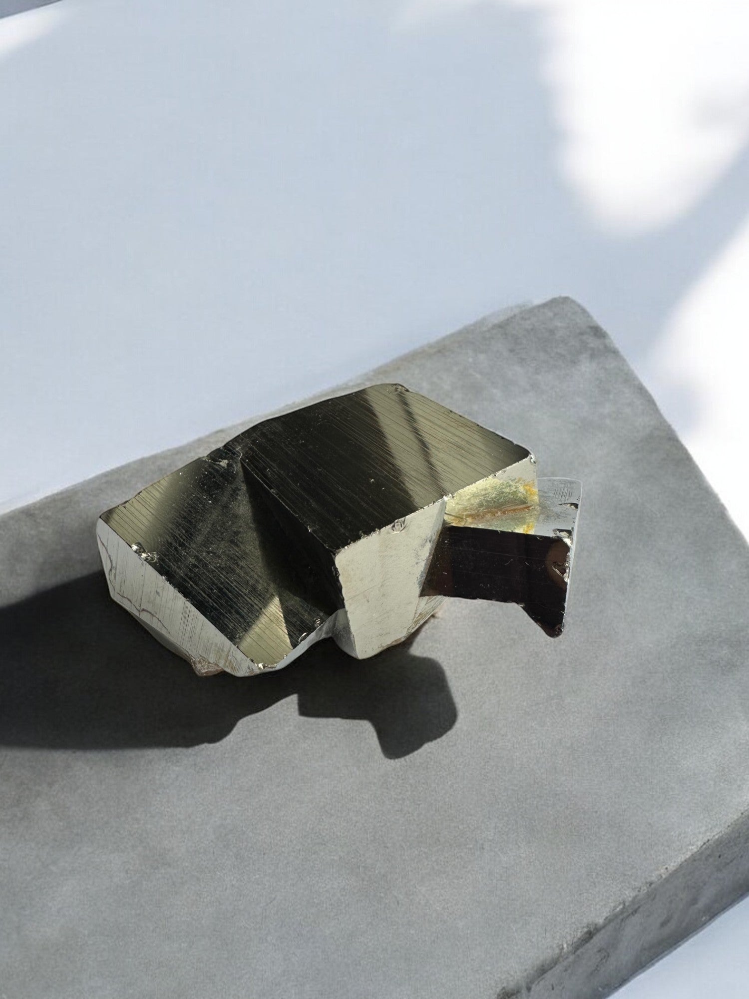 Pyrite cube formation from Huanzala mine