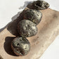 Pyrite druzy tumbled crystals
