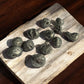 Pyrite tumbled crystals