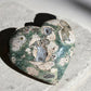 Rainforest jasper crystal heart