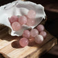 Rose quartz mini crystal spheres