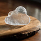 Selenite cloud crystal figurine
