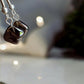 Smoky quartz gemstone earrings
