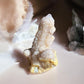 Spirit quartz raw crystal Q side view