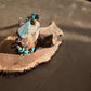 Stunning Turquoise and Tiger's Eye Crystal Bracelet