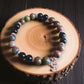 Unakite and golden sheen obsidian gemstone bracelet for healing and protection.