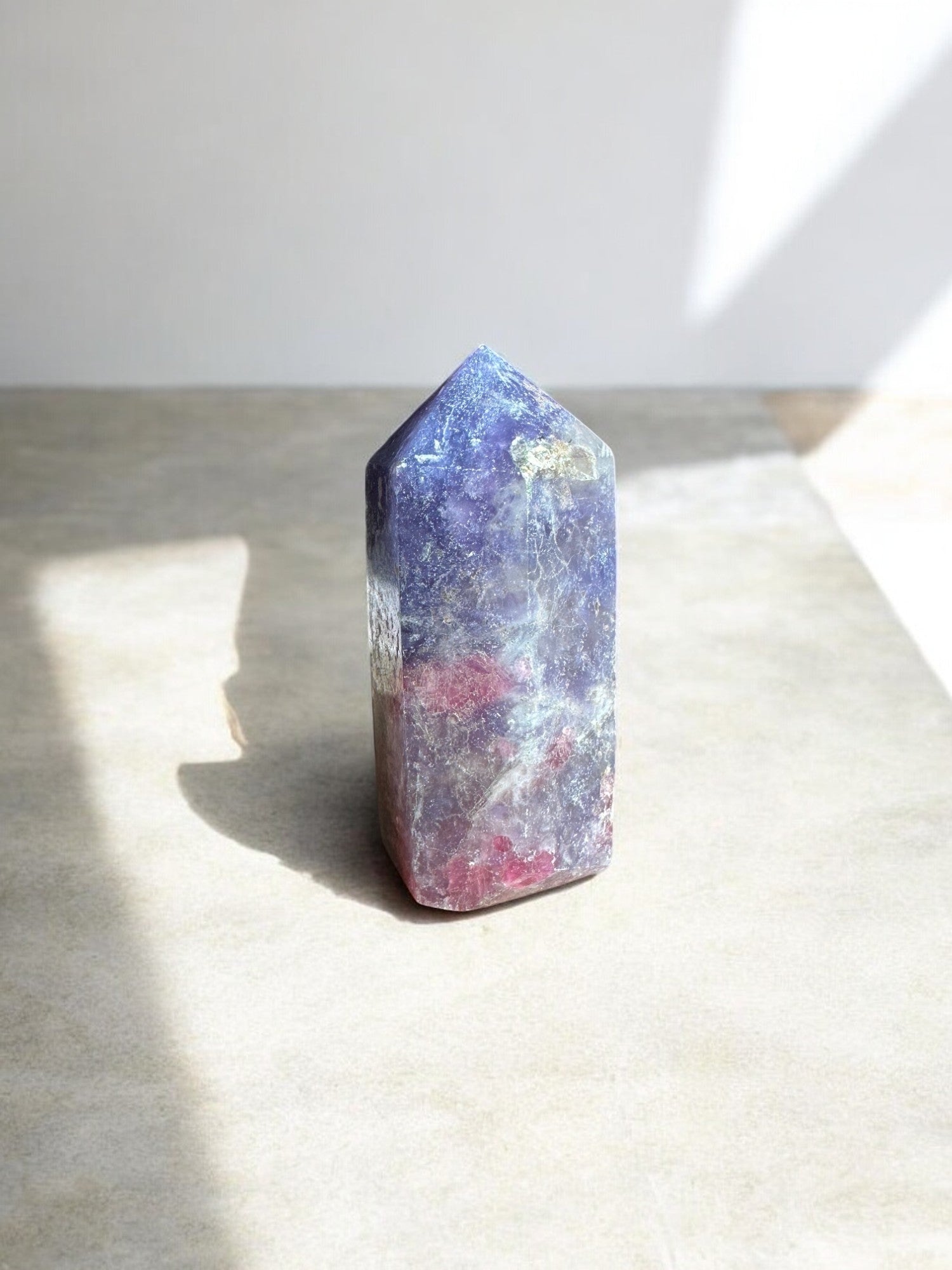 Unicorn stone crystal tower U3 front view
