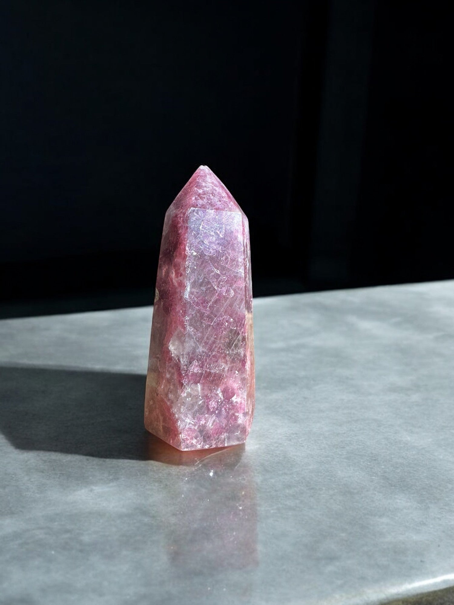 Unicorn stone crystal tower U4 back view